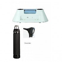 Otoskop kit med löst handtag + laddare och batteri